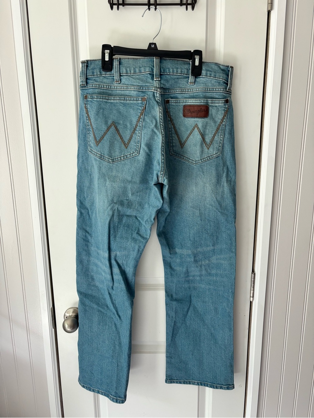 Wrangler Light Blue Straight-Leg Men's Jeans